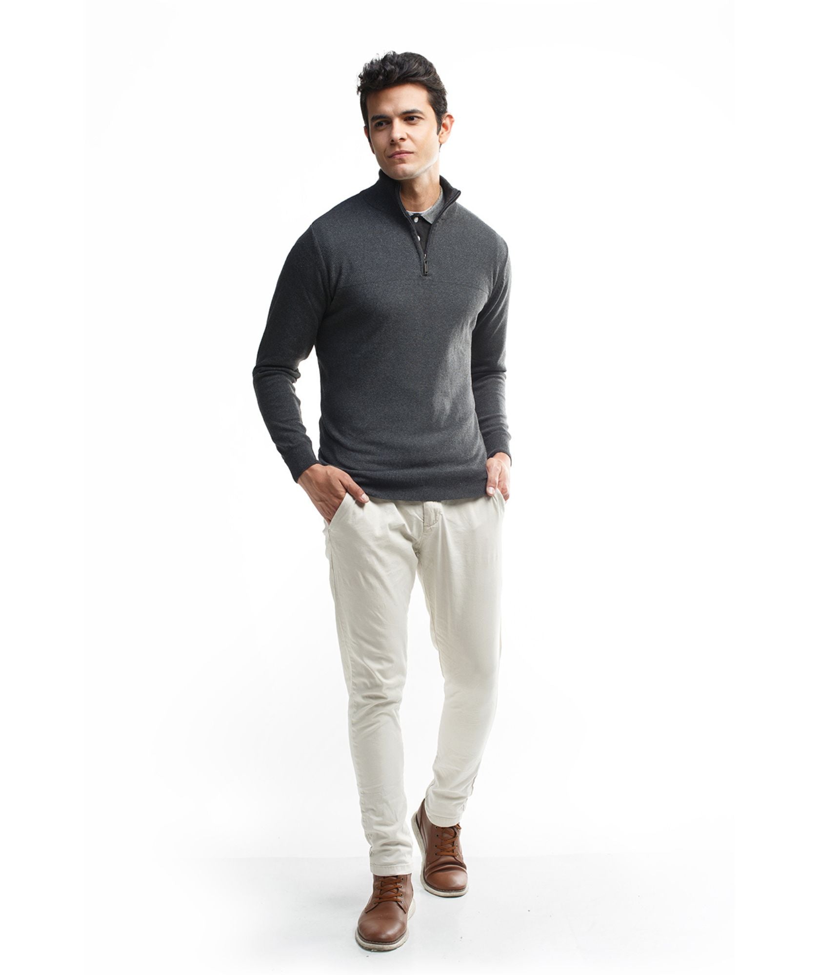 Suéter Briceño - Cuello halfzip