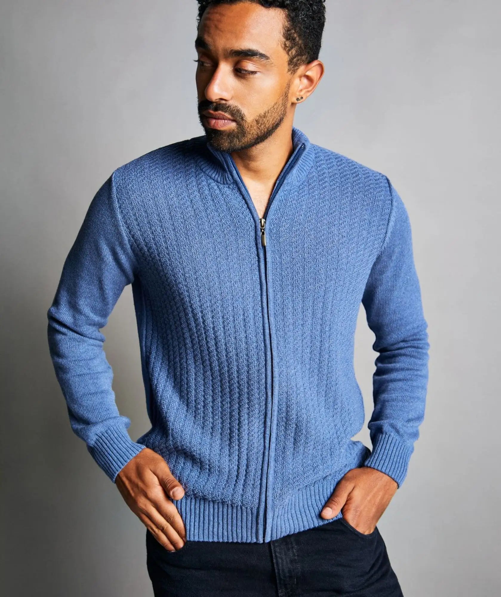 Chaqueta Granada cuello halfzip