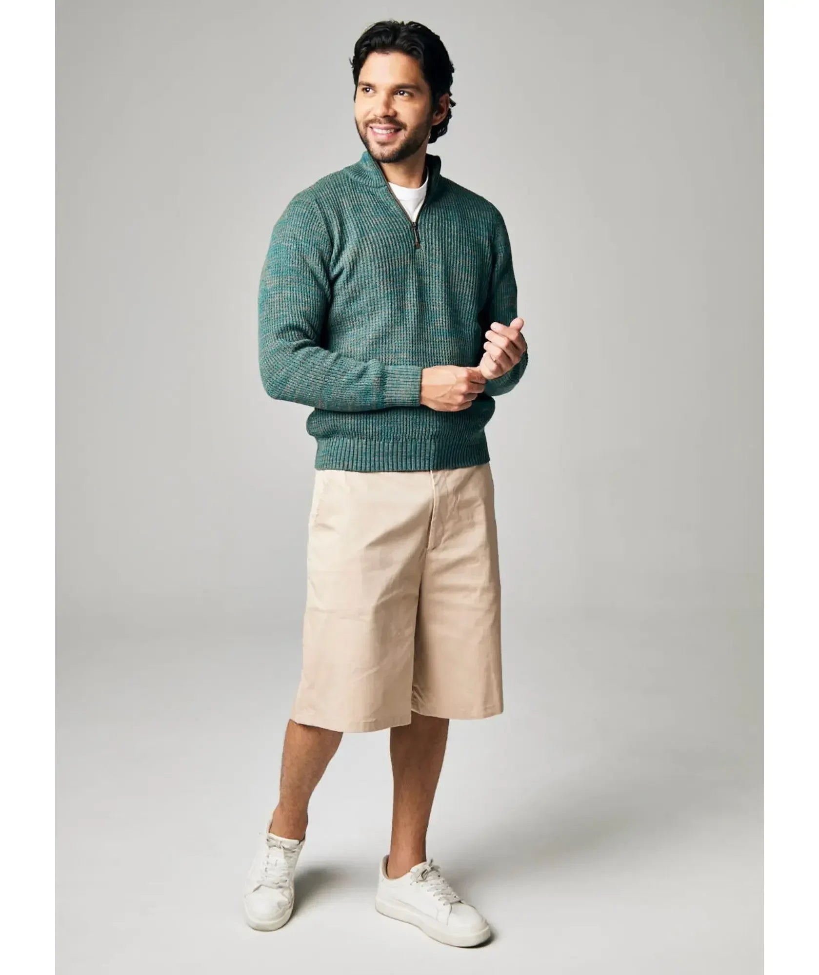 Sueter Modelo Suéter para hombre con cremallera - Modelo Darien - Alison