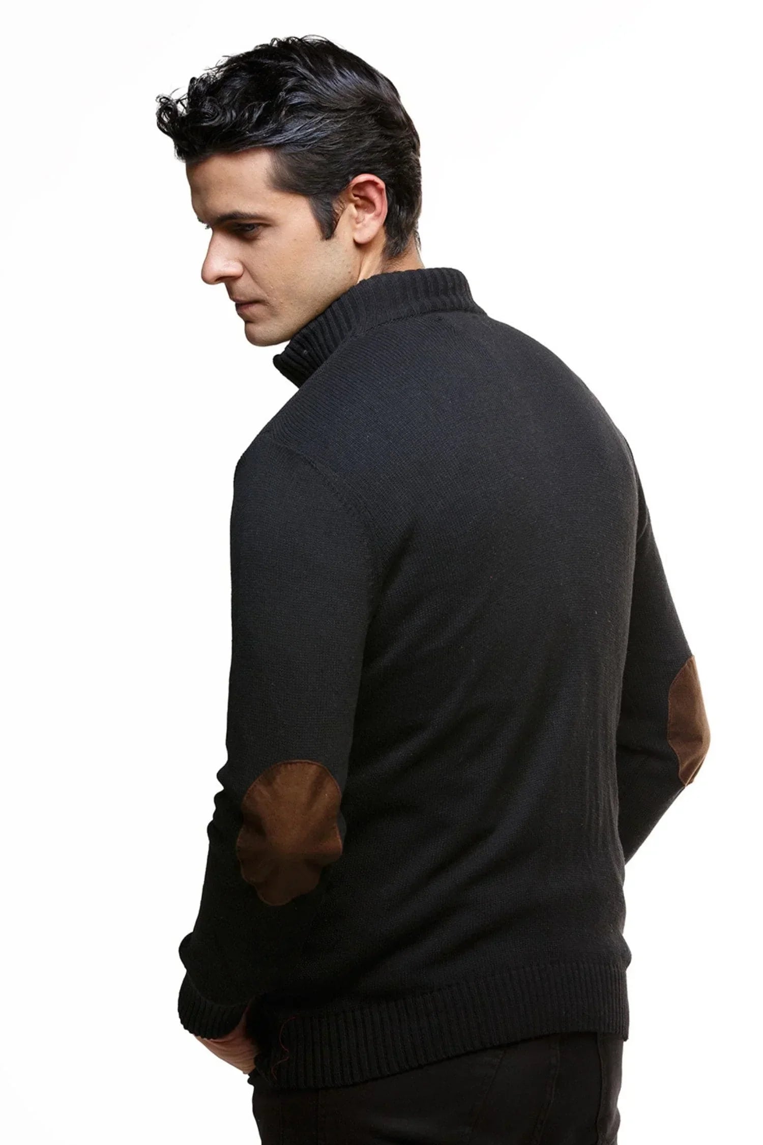 Suéter Tolú en algodón regenerado halfzip – Hombre