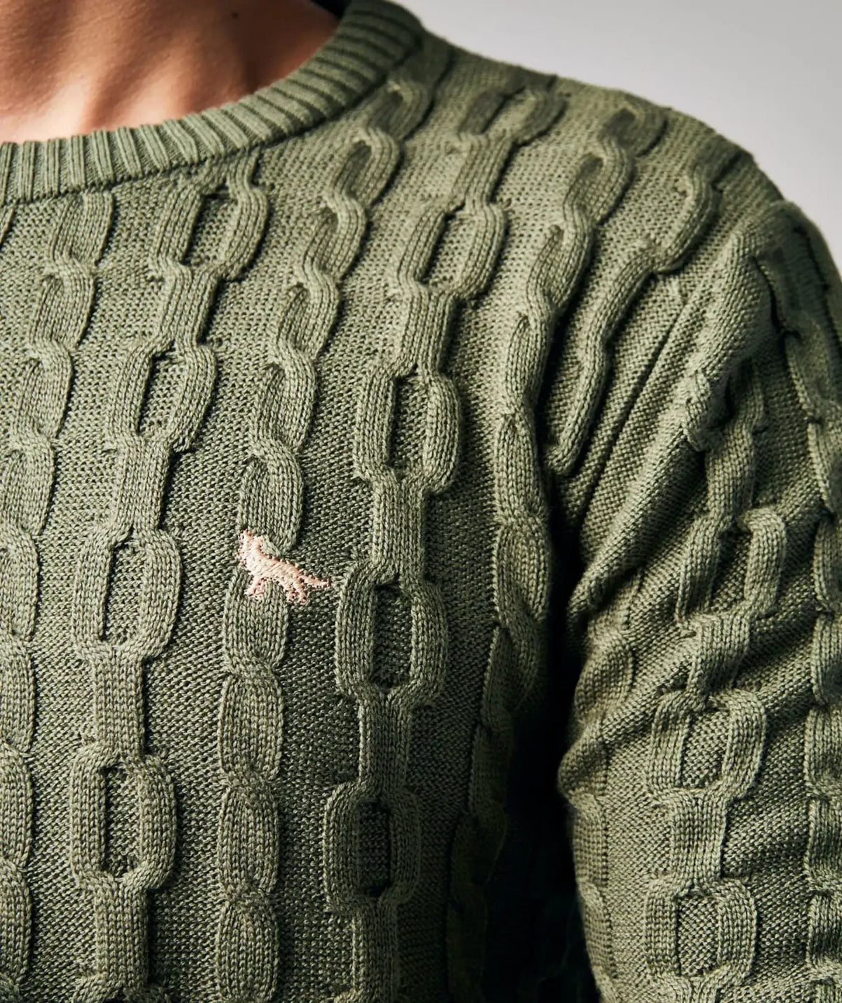 Suéter Cuello Redondo Trenzado - Cogua - detalle - Alison