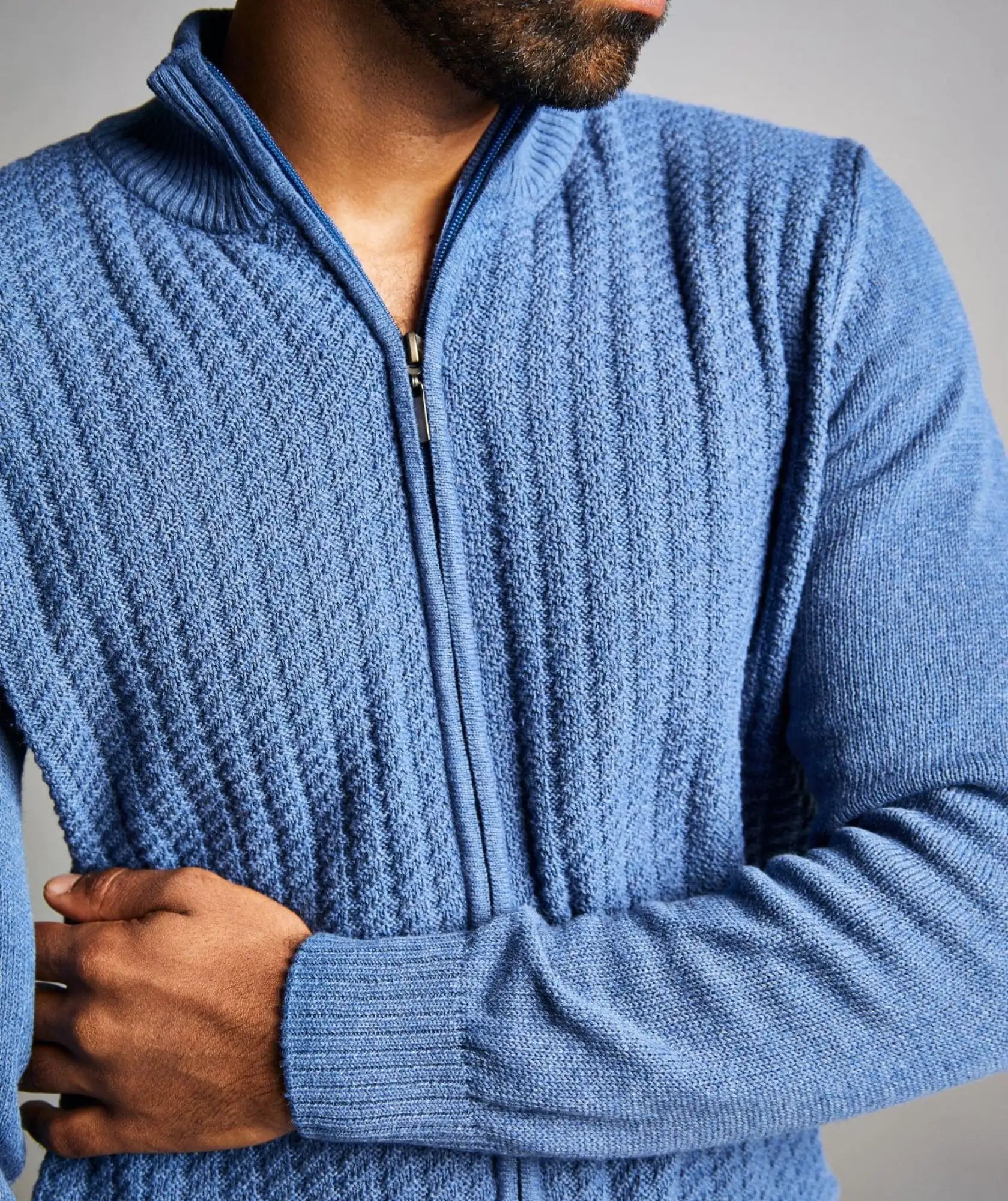 Chaqueta Granada cuello halfzip