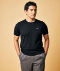 Camiseta Cuello Redondo Negro Toledo