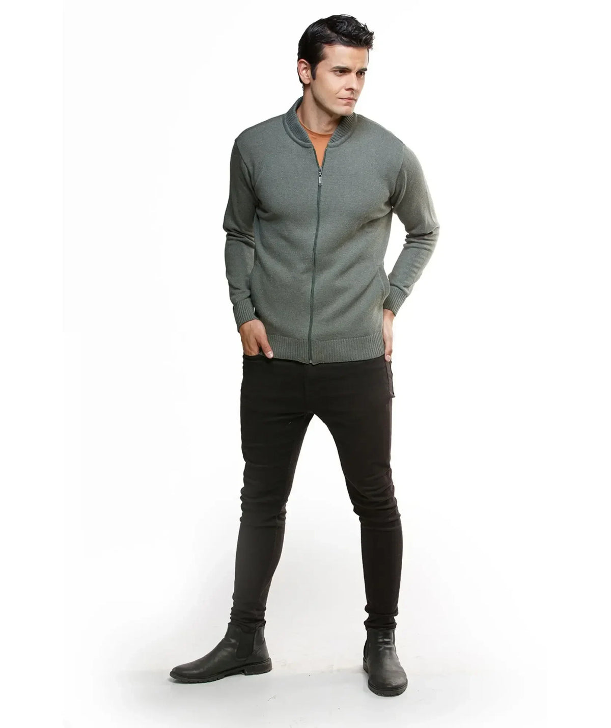 Chaqueta Tejida - Marsella - vista lateral - Alison