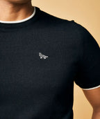 Camiseta Cuello Redondo Negro Toledo - detalle - Alison