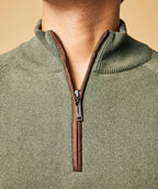 Suéter Cuello Halpzif Verde Oscuro - San Francisco - look completo - Alison