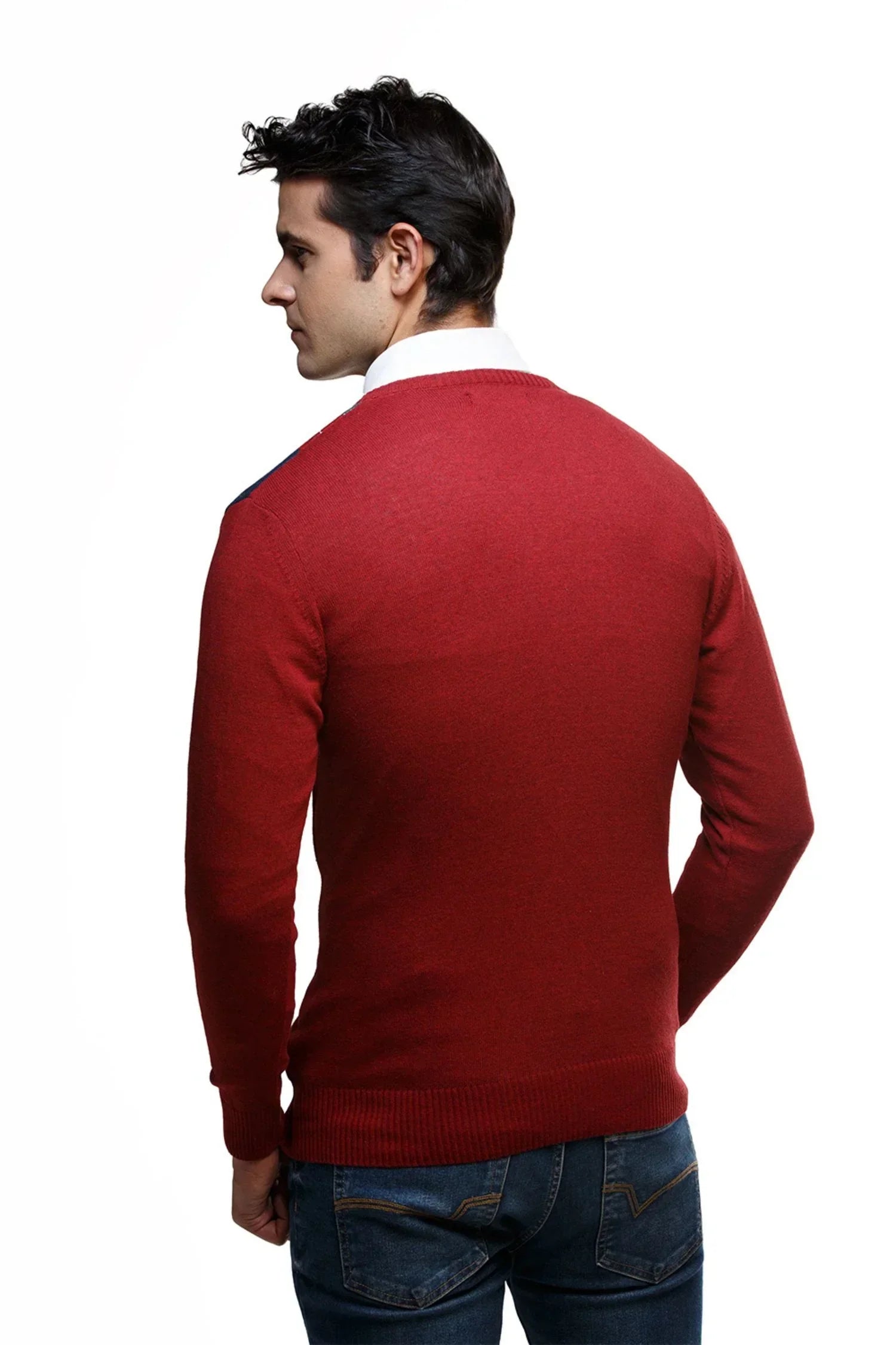 Suéter San Agustín en algodón regenerado rombos – Hombre