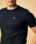 Camiseta Cuello Redondo Negro Toledo - look completo - Alison