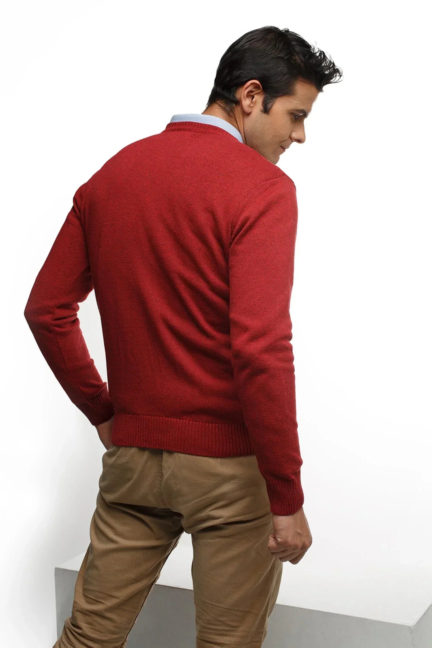 Suéter Nilo en algodón regenerado texturizado – Hombre