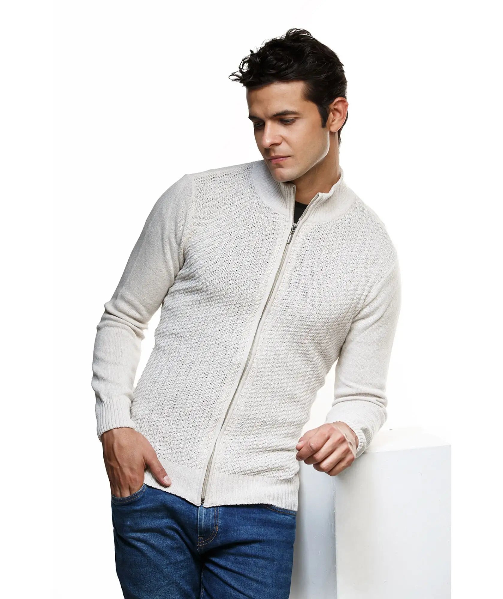 Chaqueta Granada cuello halfzip