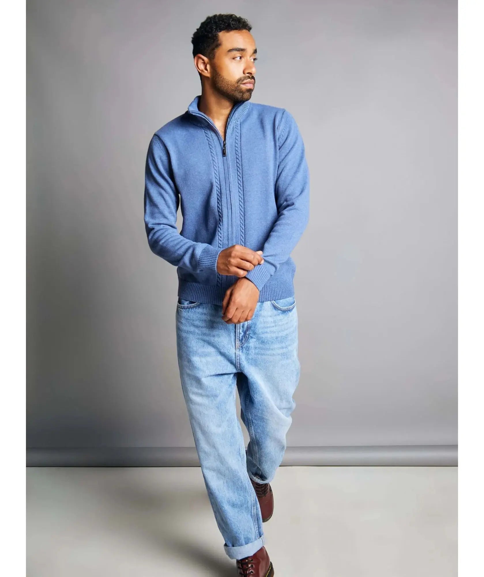 Chaqueta Tenza en tejido trenzado