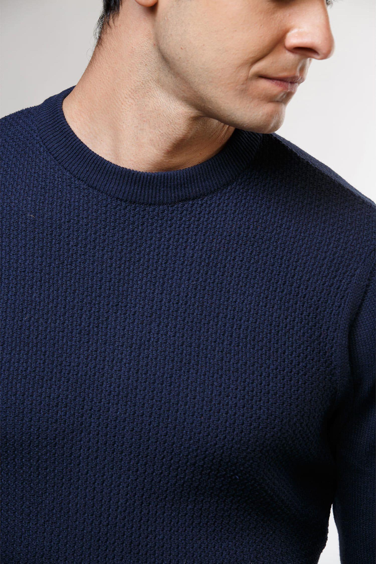 Suéter Pasto en algodón regenerado cuello redondo – Hombre