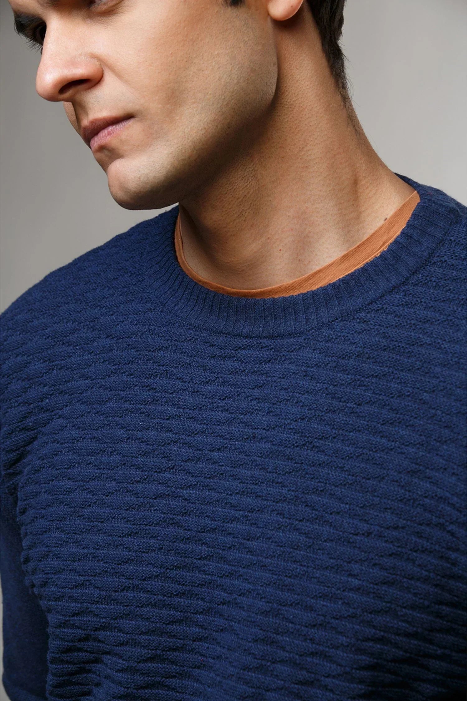 Suéter Nilo en algodón regenerado texturizado – Hombre