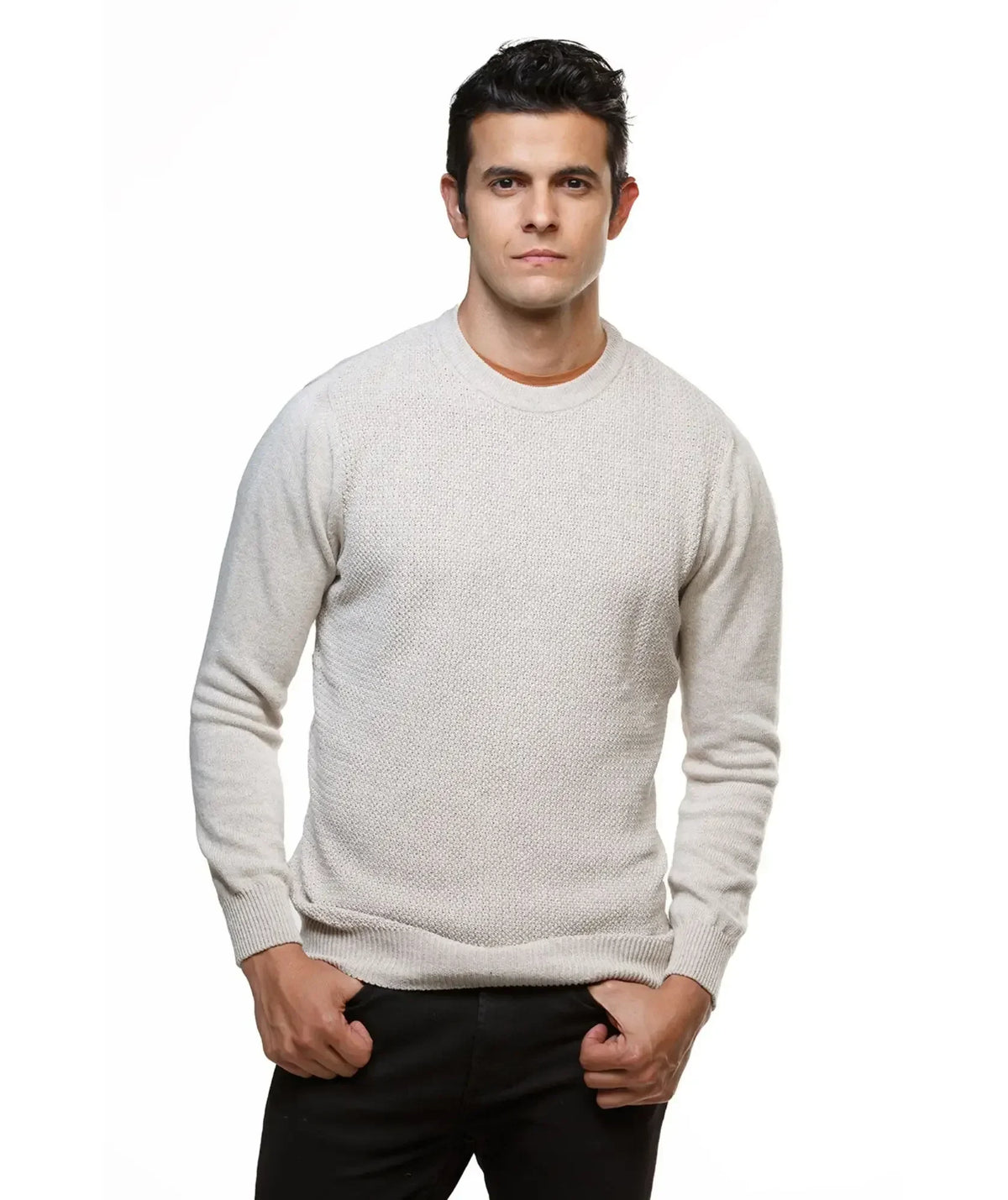 Suéter de Cuello Redondo - Pasto — suéter tejido para hombre | Alison Colombia