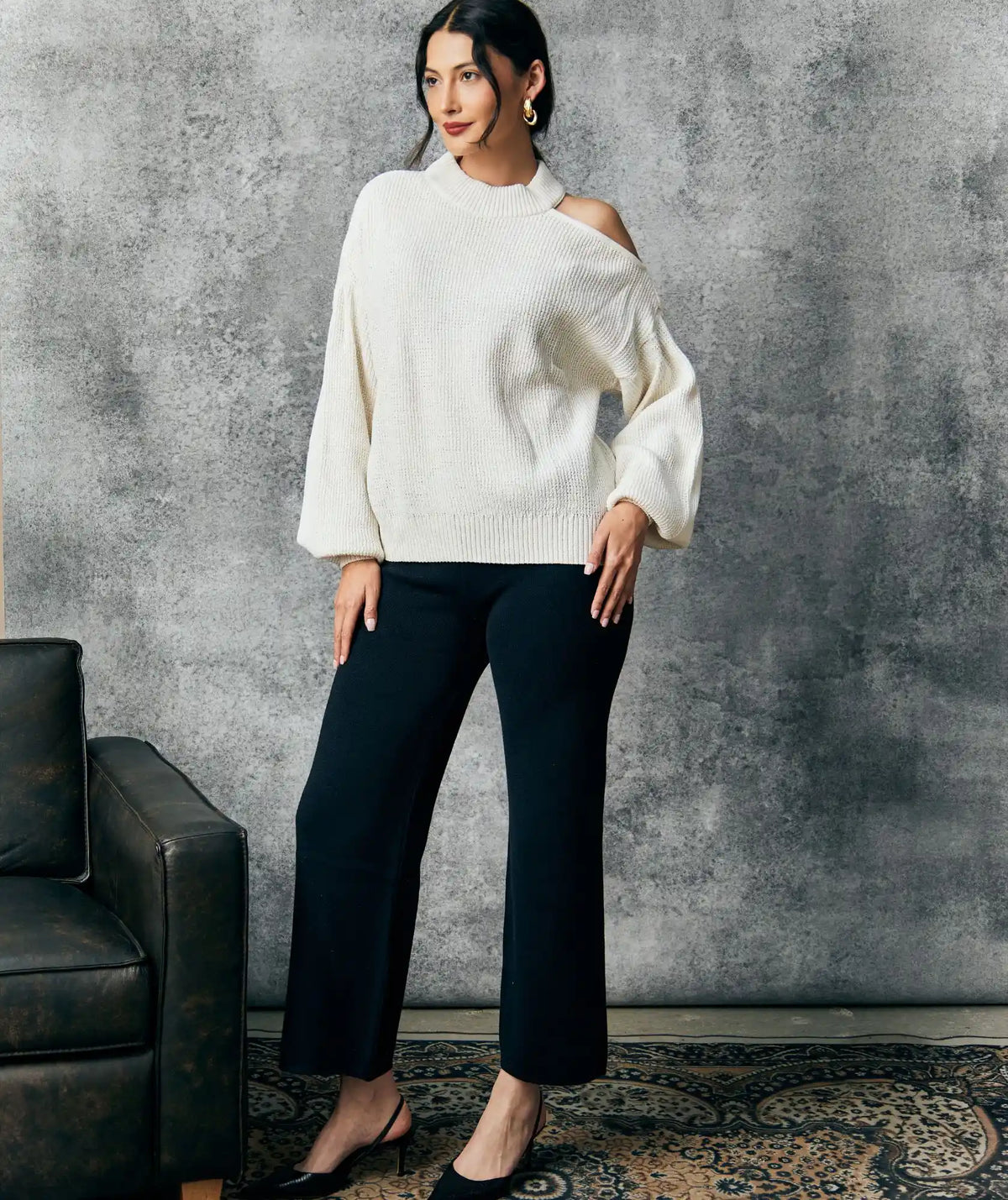 Suéter Malambo - Talla M Oversize - look completo - Alison