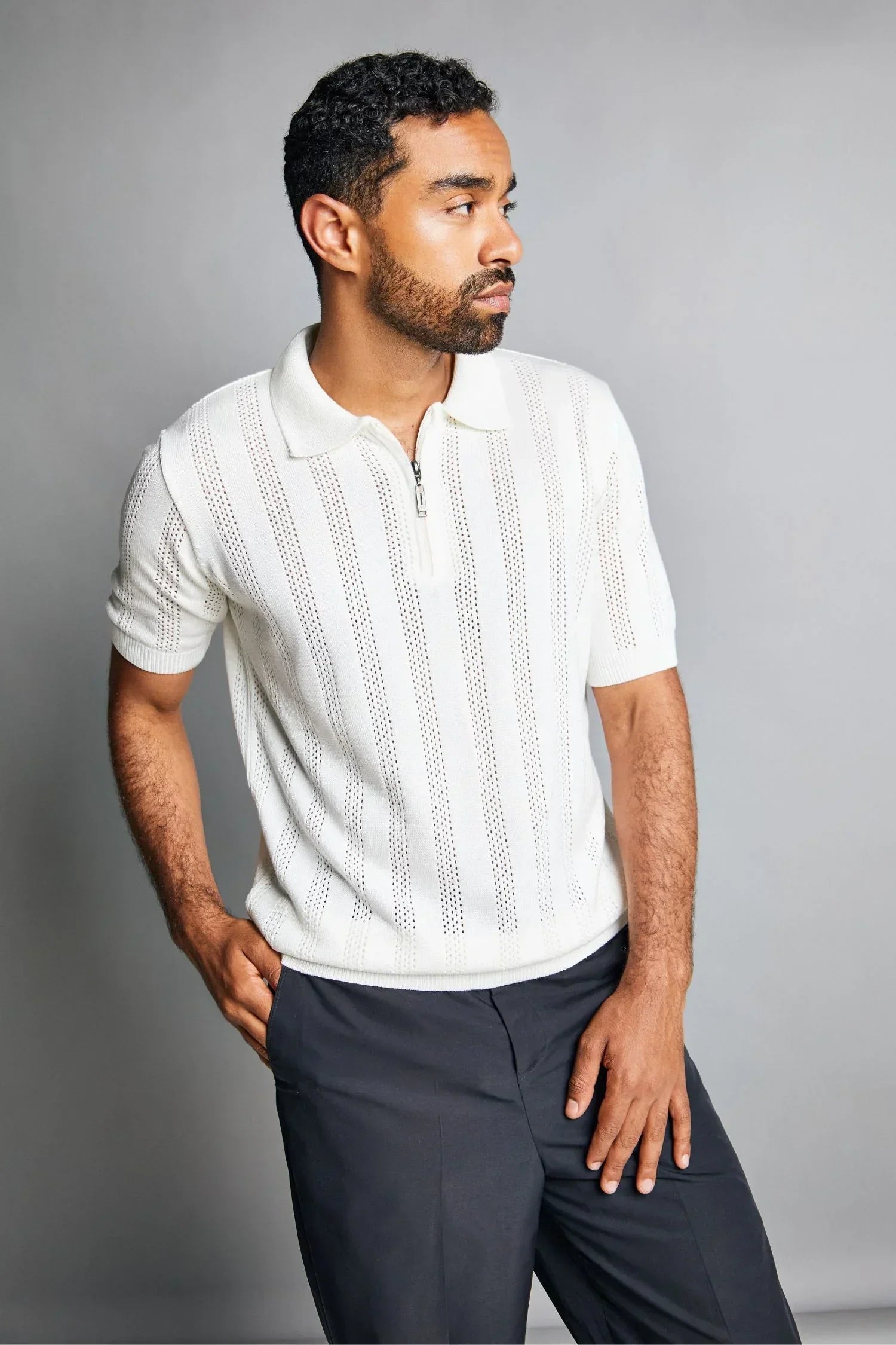 Polo Amalfi en hilado Turín calado