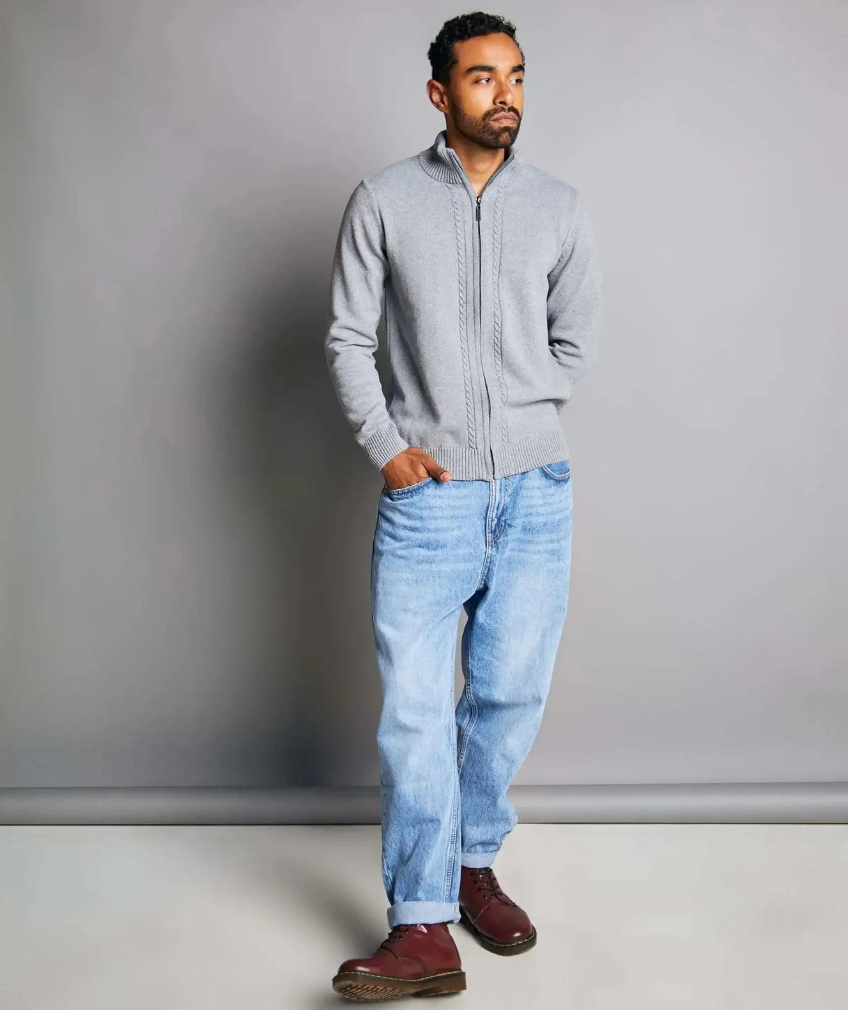 Chaqueta Tenza en tejido trenzado