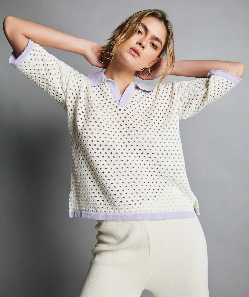 Camiseta Aurora — prenda tejida para mujer | Alison Colombia
