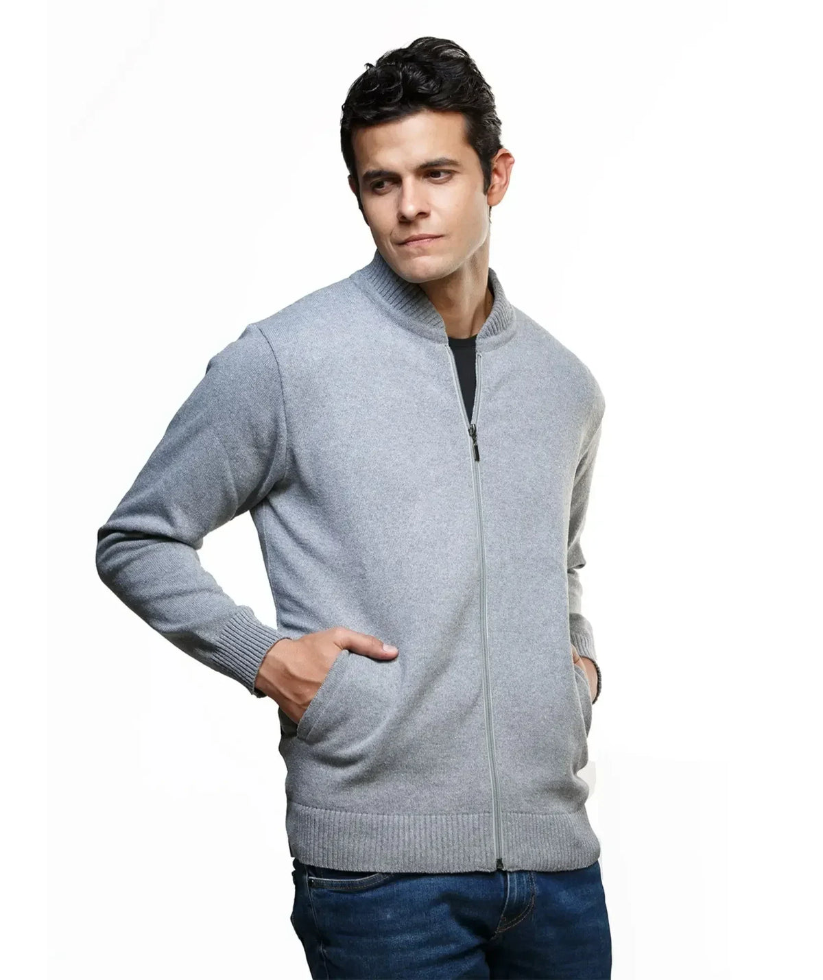Chaqueta Tejida - Marsella - vista lateral - Alison
