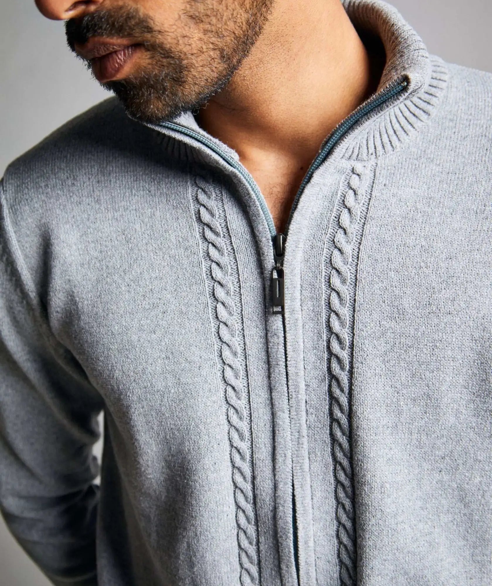 Chaqueta Tenza en tejido trenzado