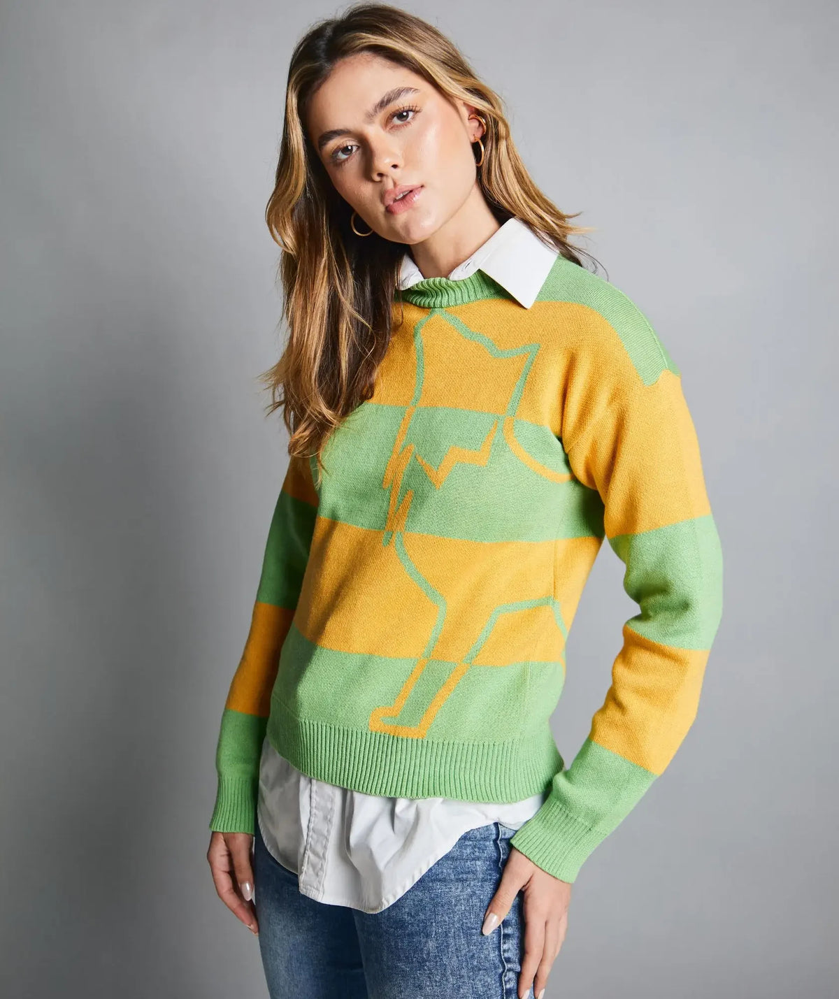 Suéter Montenegro - Suéter Tejido Multicolor para Mujer — suéter tejido para mujer | Alison Colombia