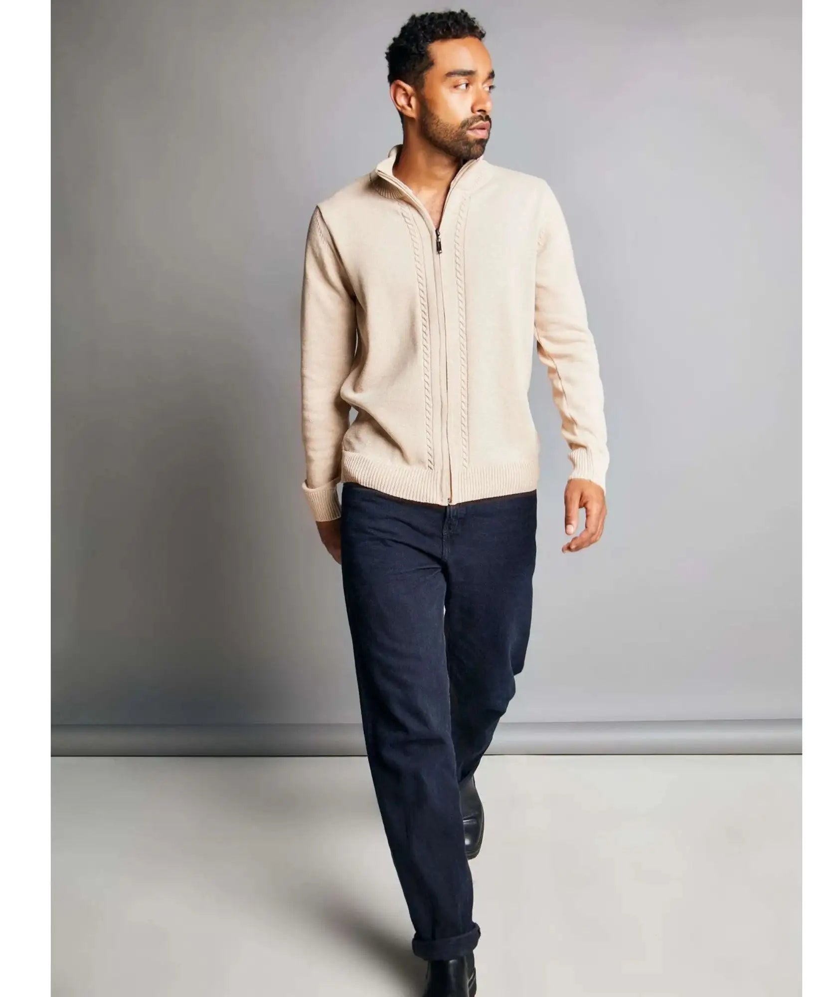 Chaqueta Tenza en tejido trenzado