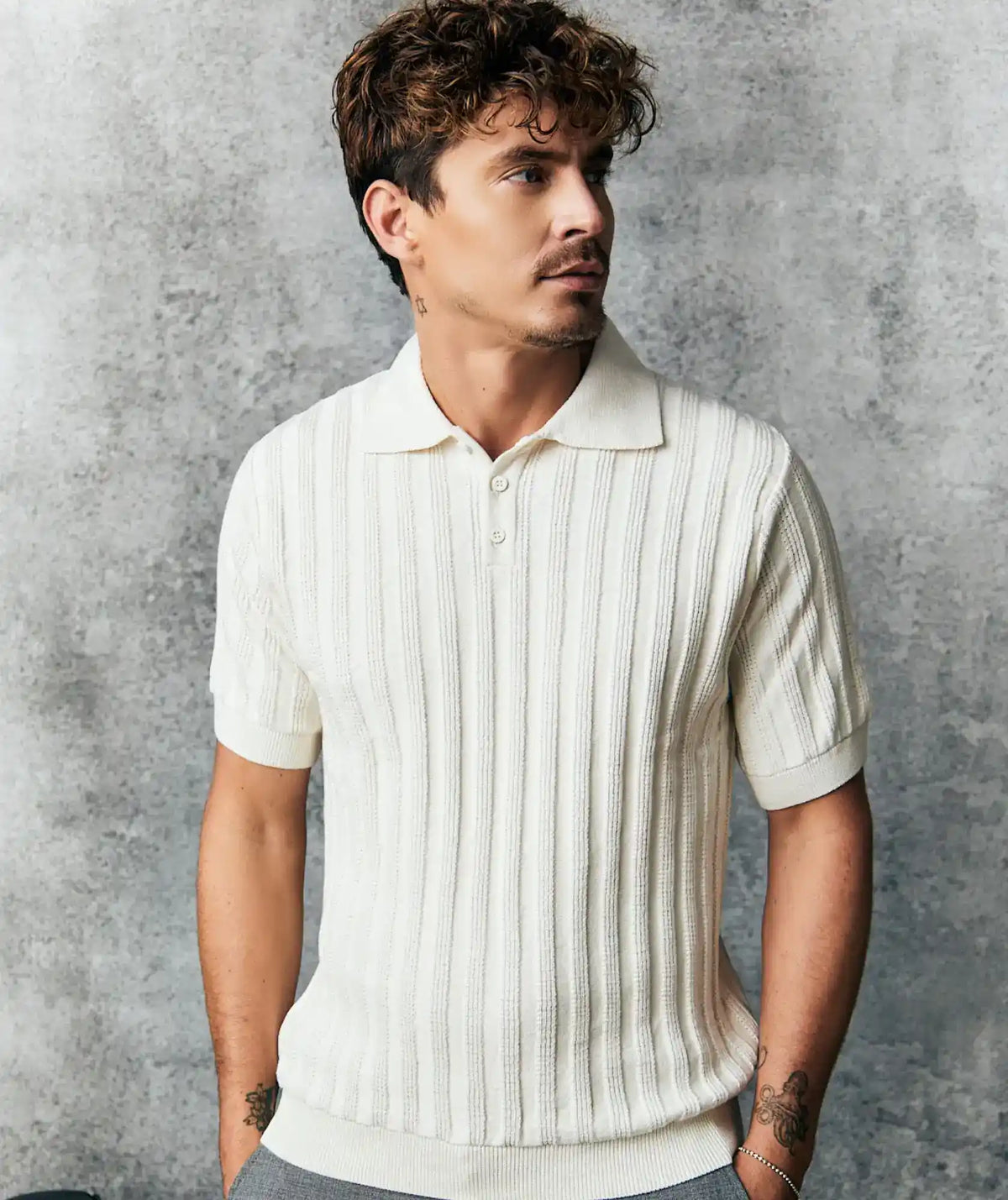 Polo Barichara - Polo de Punto Premium Acanalado — camiseta polo de punto para hombre | Alison Colombia