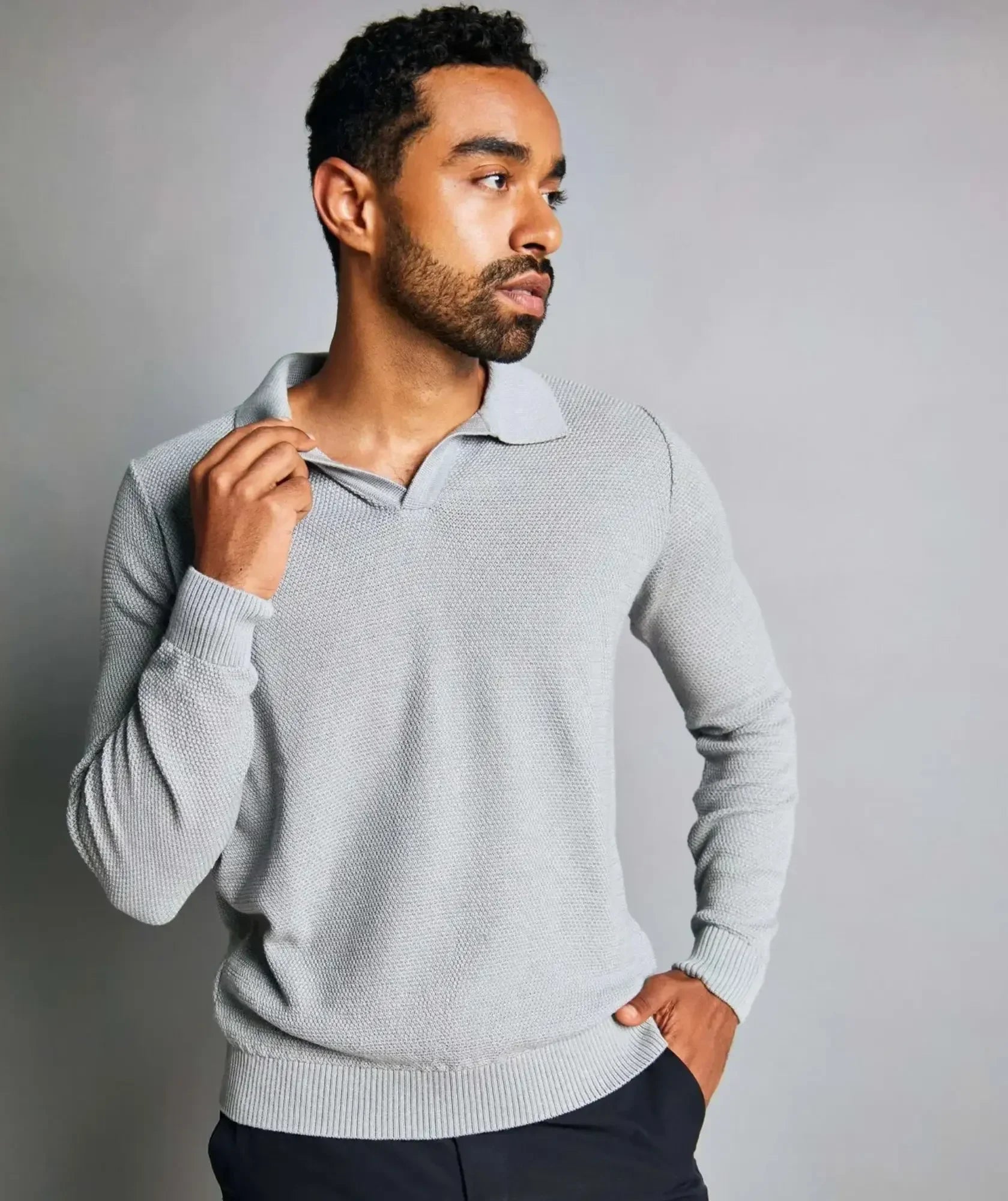 Suéter Iguaque — camiseta polo de punto para hombre | Alison Colombia