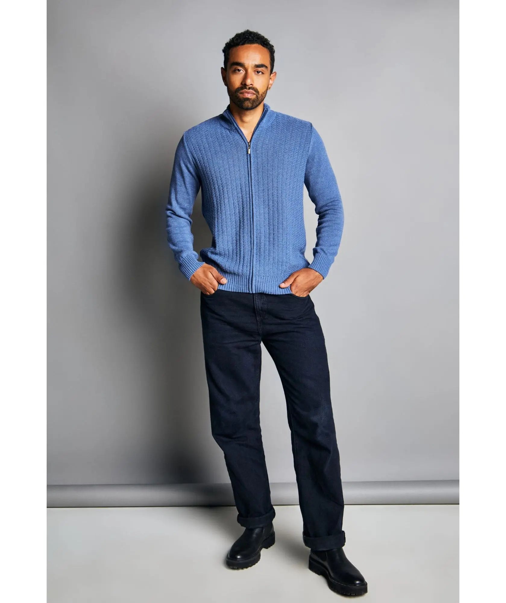 Chaqueta Granada cuello halfzip