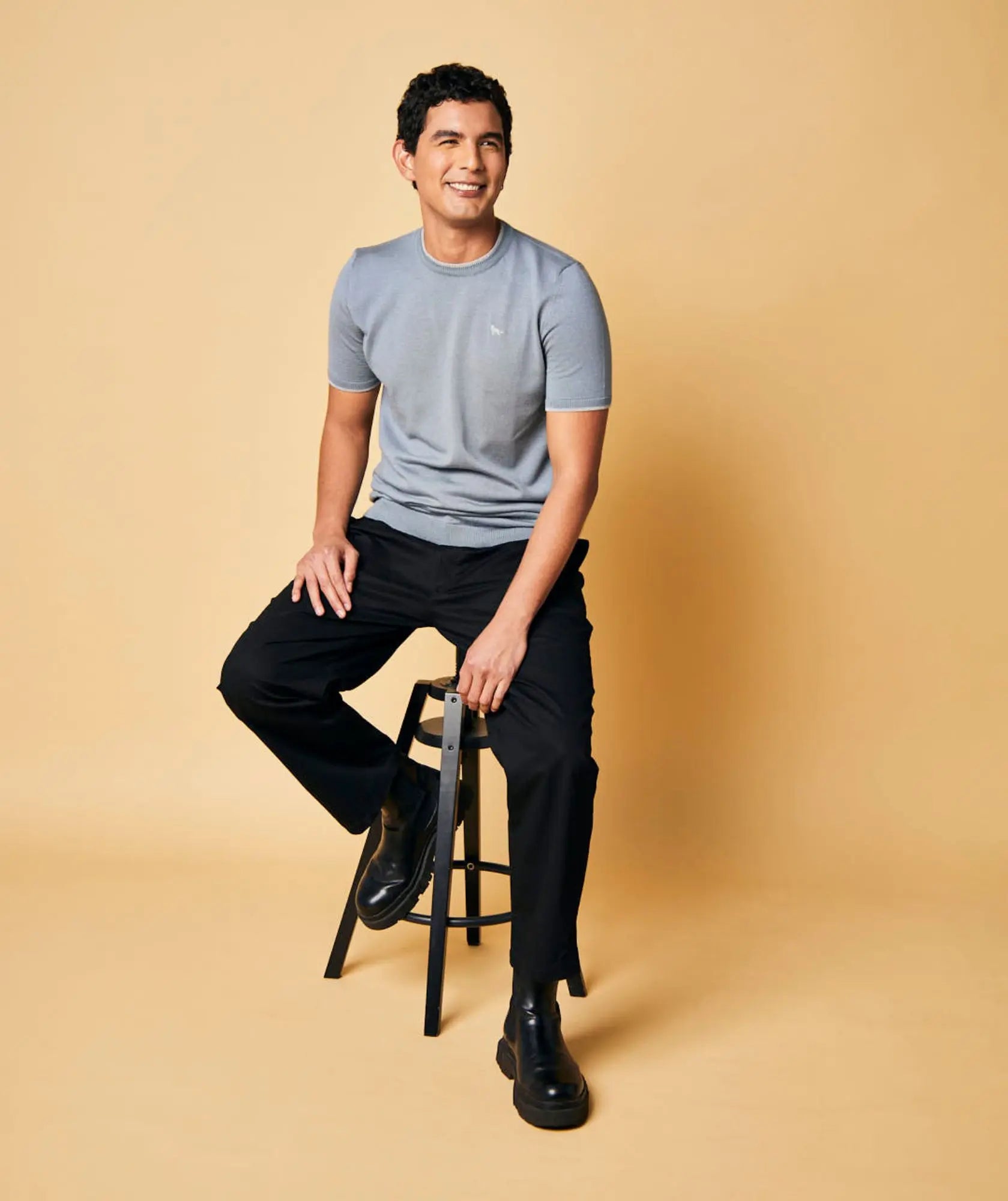 Camiseta de punto para hombre Toledo - Hilado Turín Premium