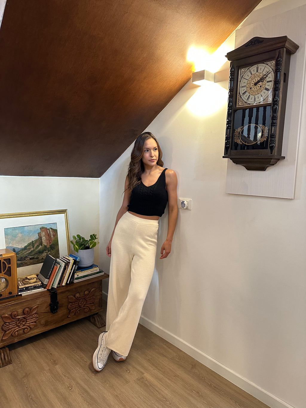 Outfit Crop Top Támesis + Pantalón Caracolí