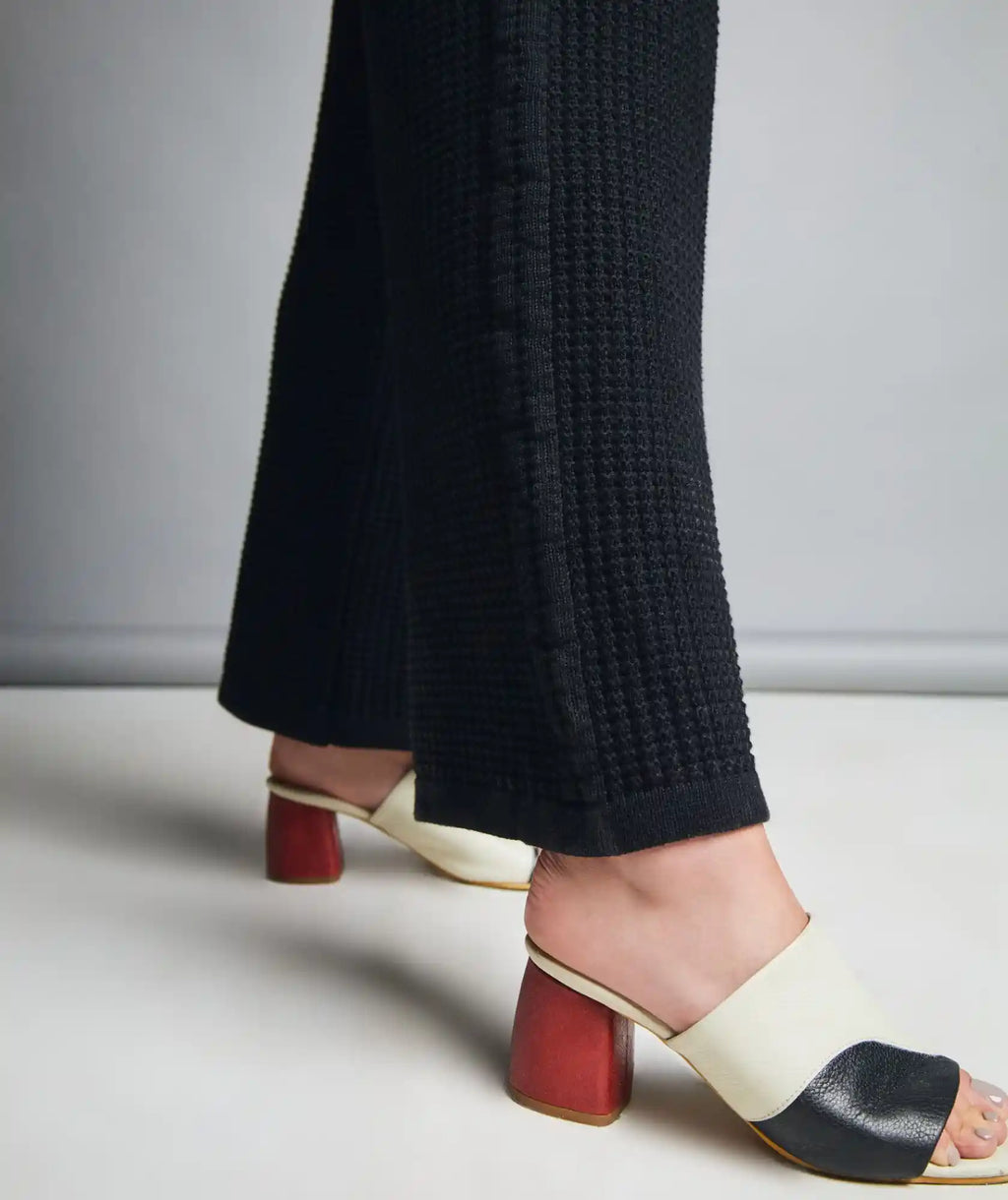 Set Suéter Color Negro - Pantalón Negro Tejido en algodón | Combo Brisa