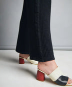 Set Suéter Color Negro - Pantalón Negro Tejido en algodón | Combo Brisa