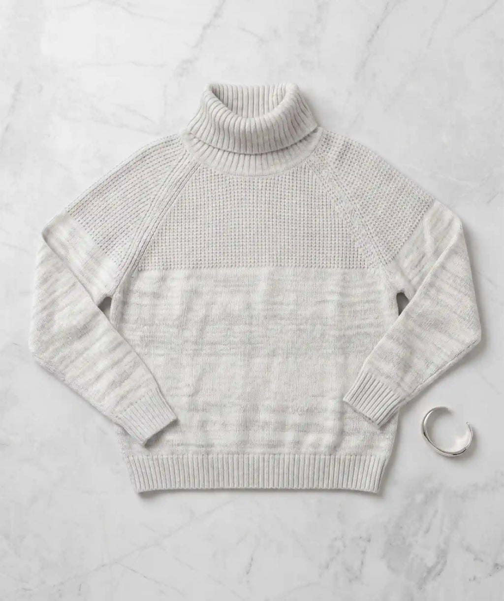 Suéter Beige Cuello Tortuga - Betania