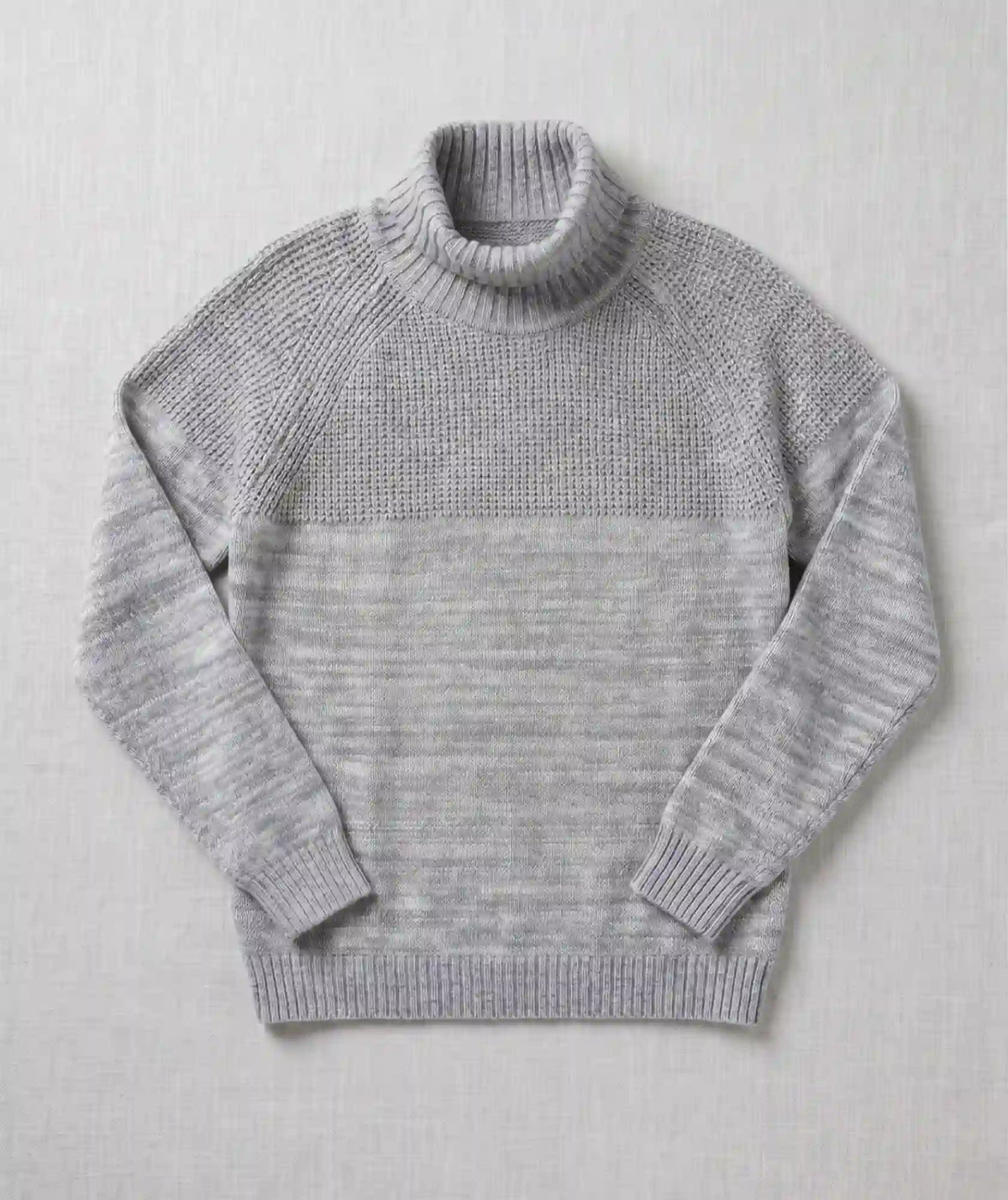 Suéter Gris Cuello Tortuga - Betania