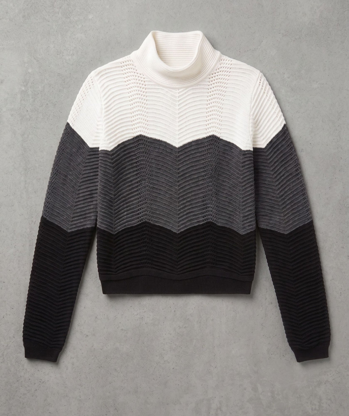 Crop Top Brisa Tejido Manga Larga  Negro