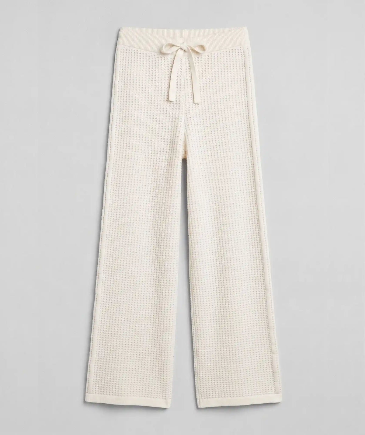 Pantalón Beige Diseño Tipo Panal en Algodón - Cairo
