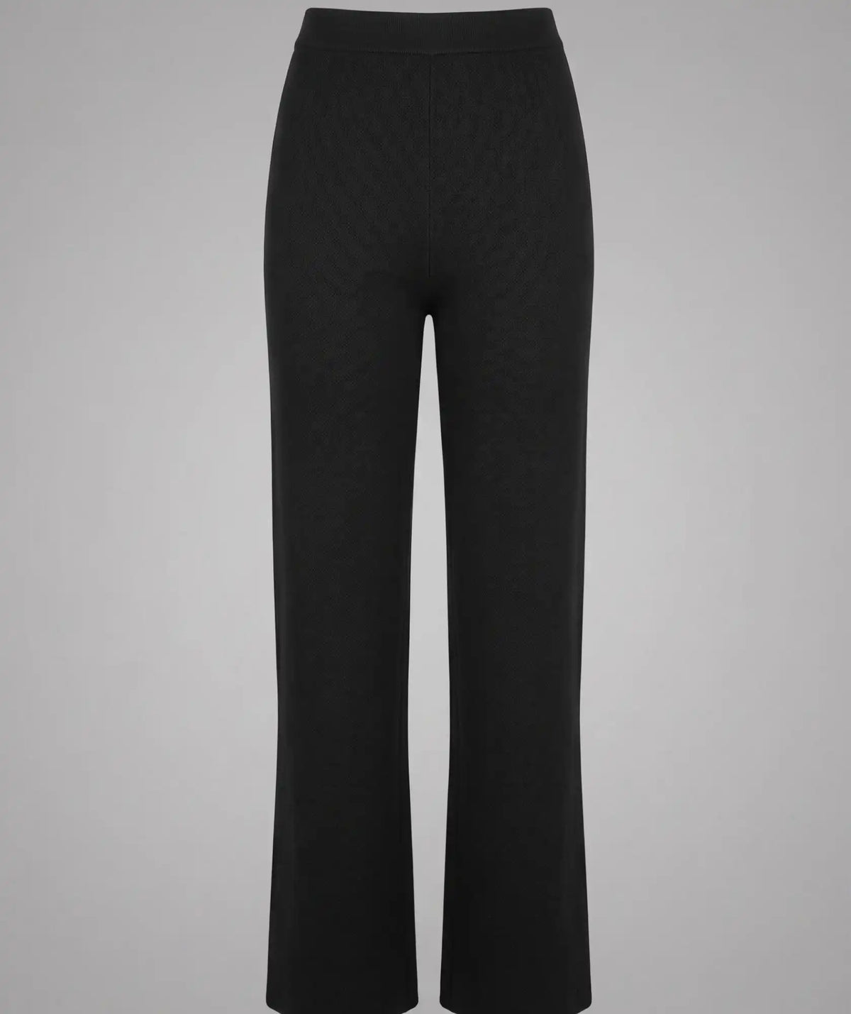 Pantalón de Tiro Alto Color Negro en Algodón | Caracolí