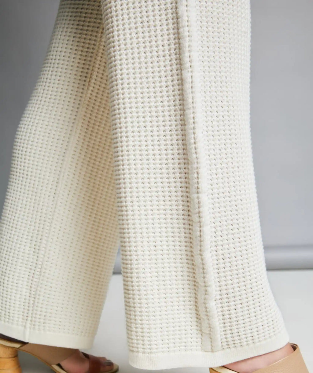 Set Suéter Color Camel - Pantalón Beige Tejido en algodón | combo Brisa
